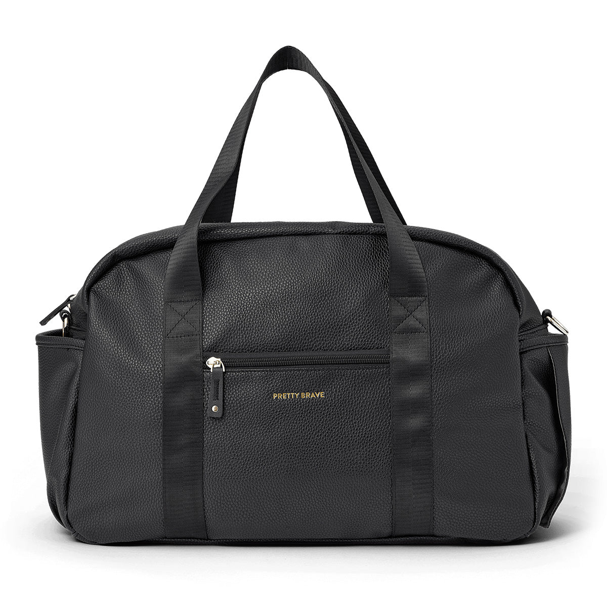 Pretty Brave Stella Baby Bag Black Pebbled