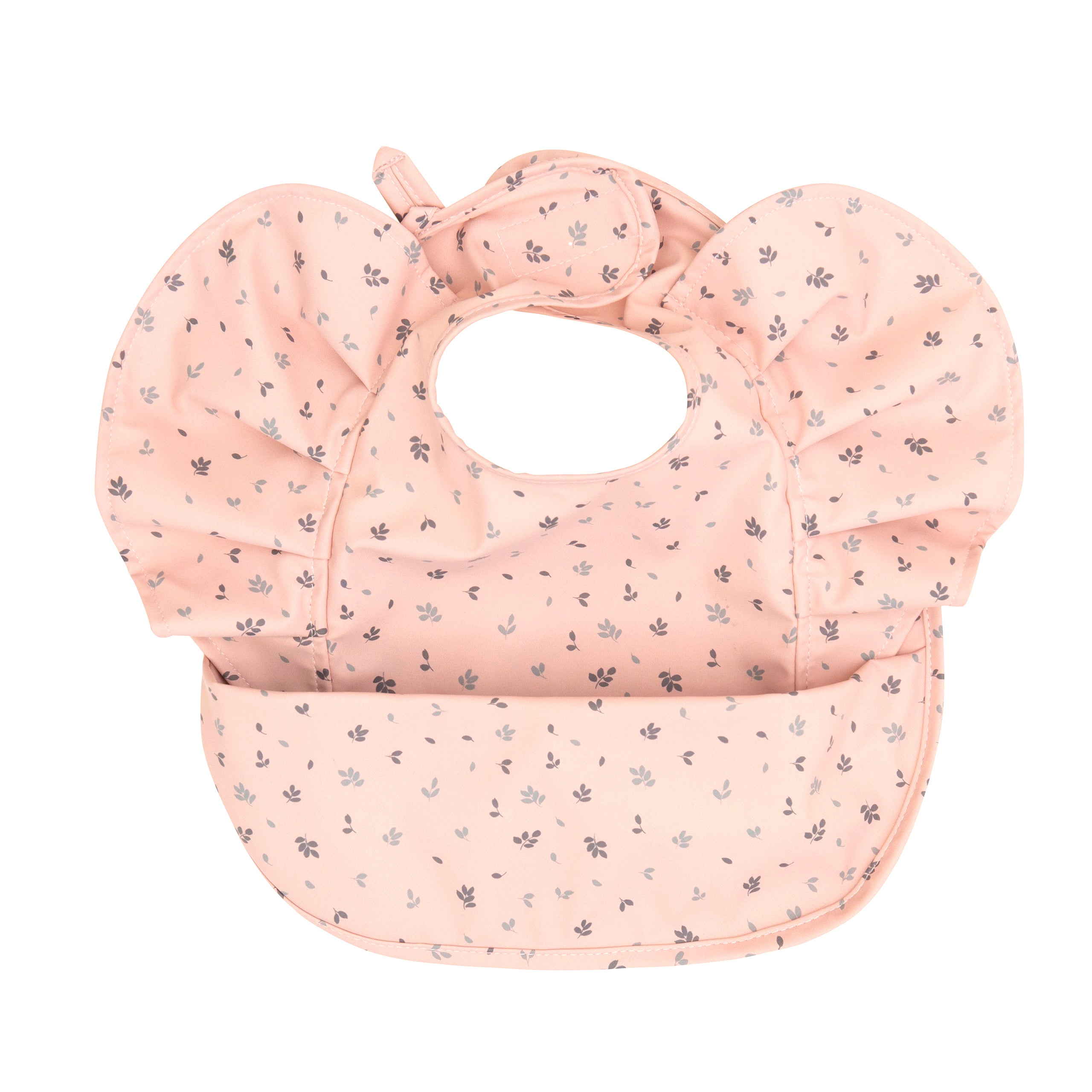 All4Ella Velcro Bib Recycled Frill Bib with Pocket