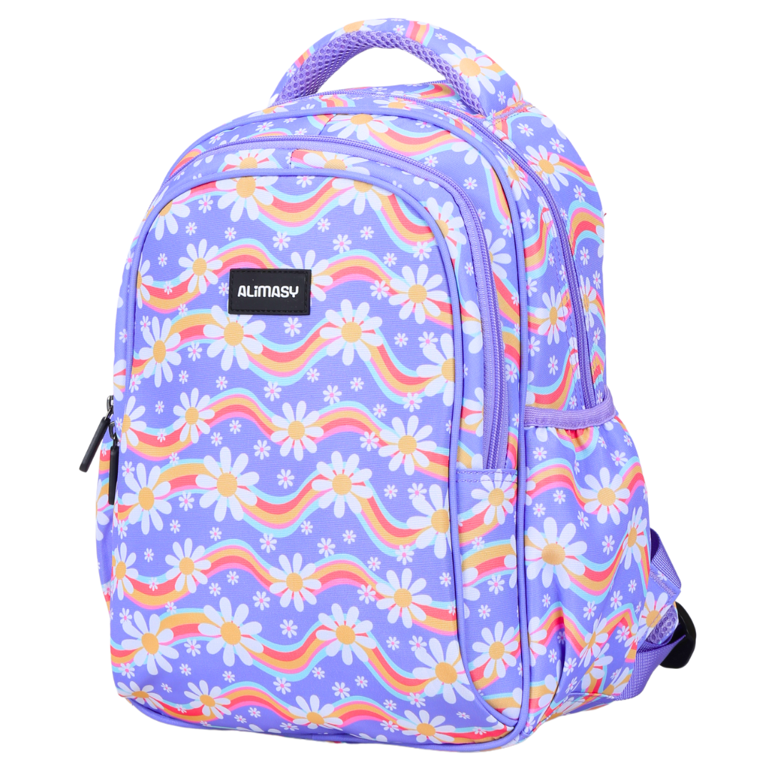 Alimasy Small Backpack - Rainbow Daisy