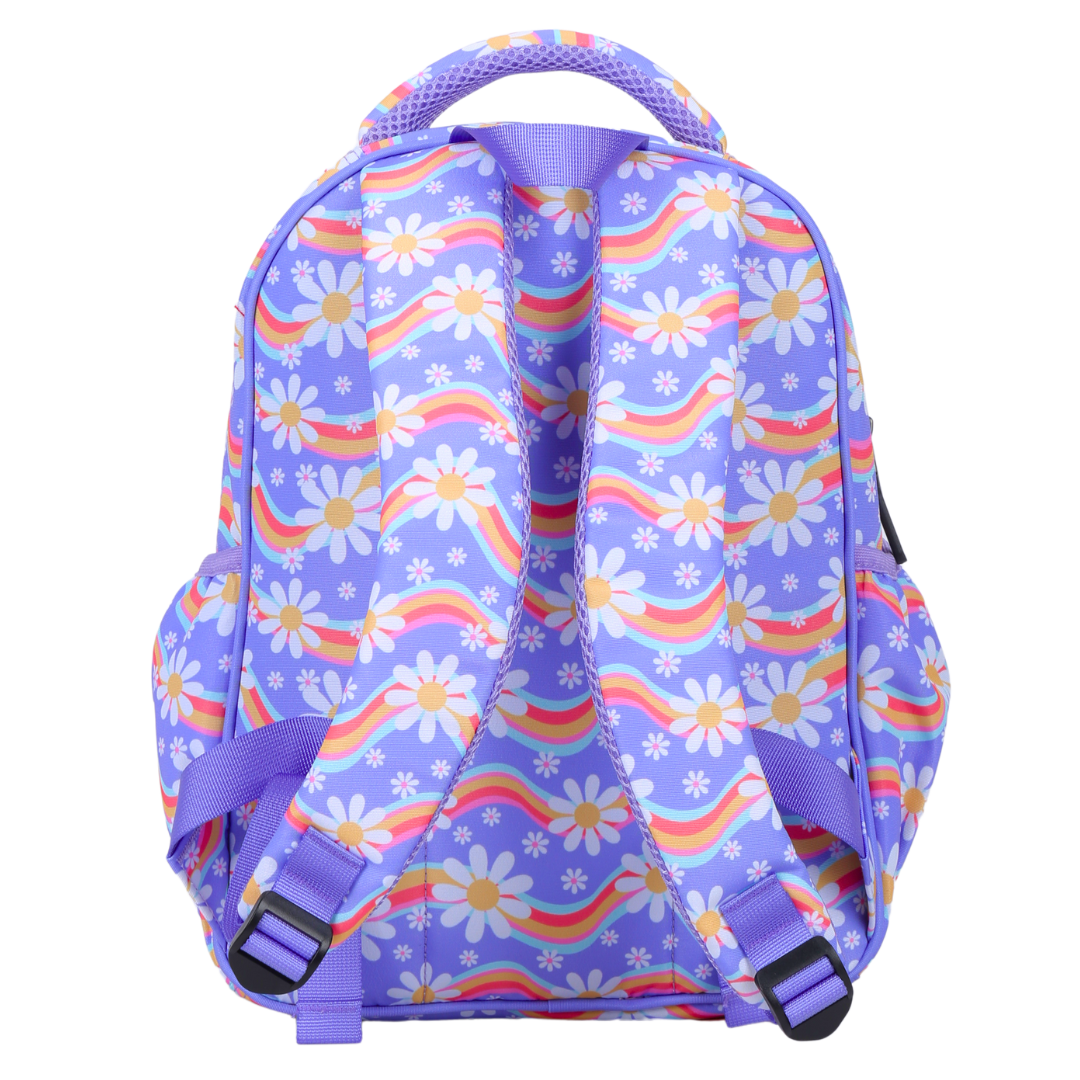 Alimasy Small Backpack - Rainbow Daisy