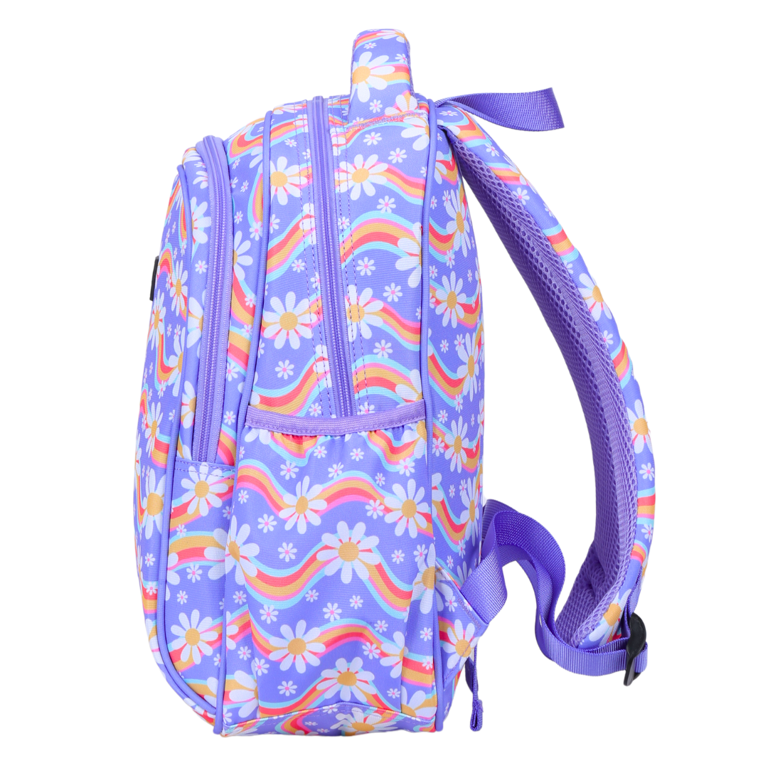 Alimasy Small Backpack - Rainbow Daisy