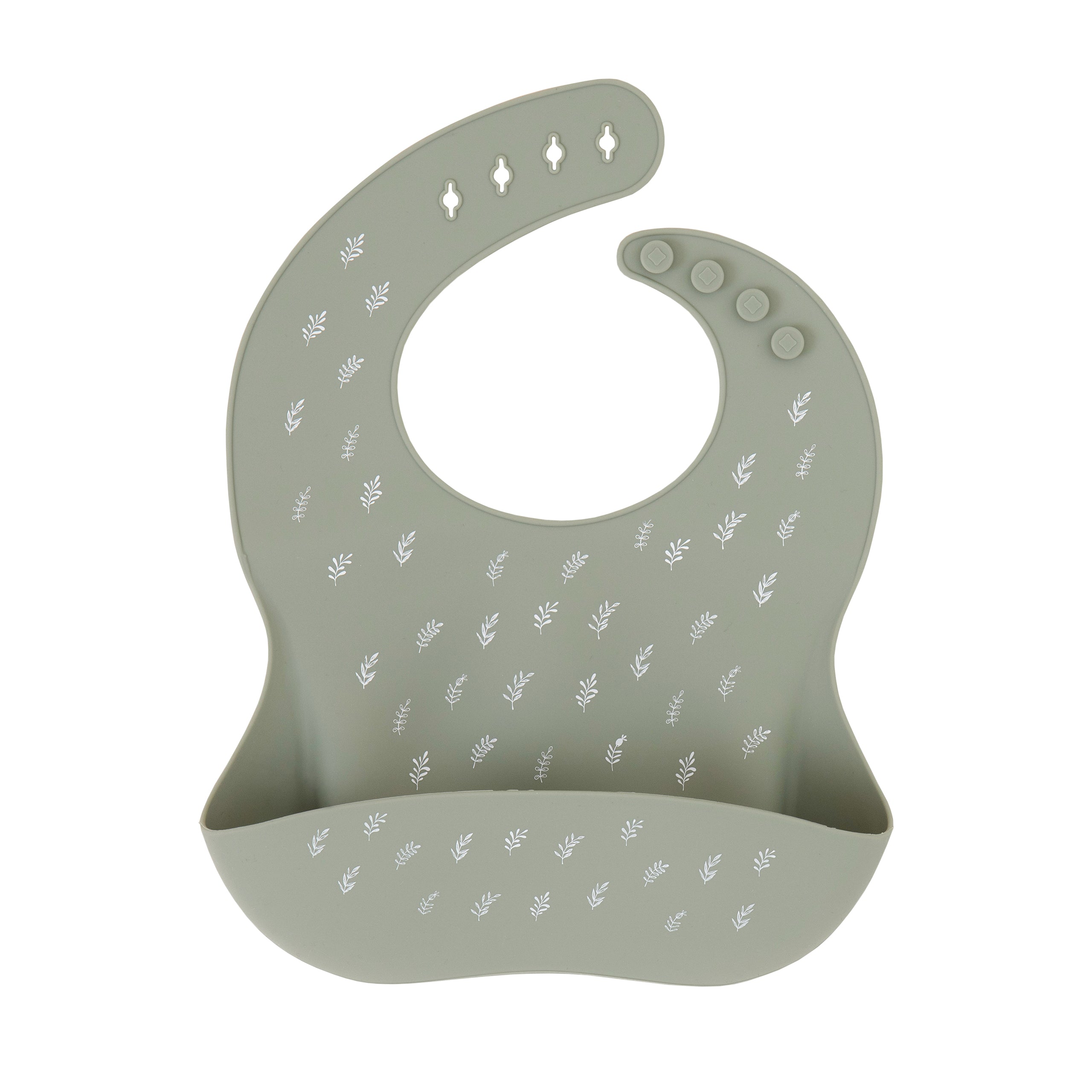 All4Ella Silicone Bib Olive