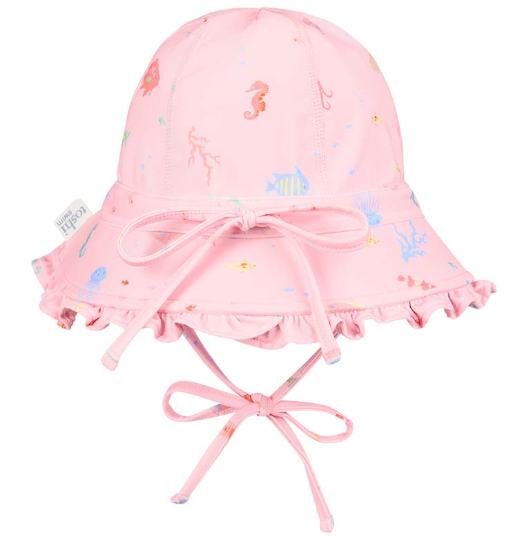 Toshi Baby Swim Bell Hat - Coral