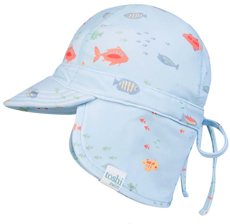 Toshi Swim Flap Cap Hat - Reef