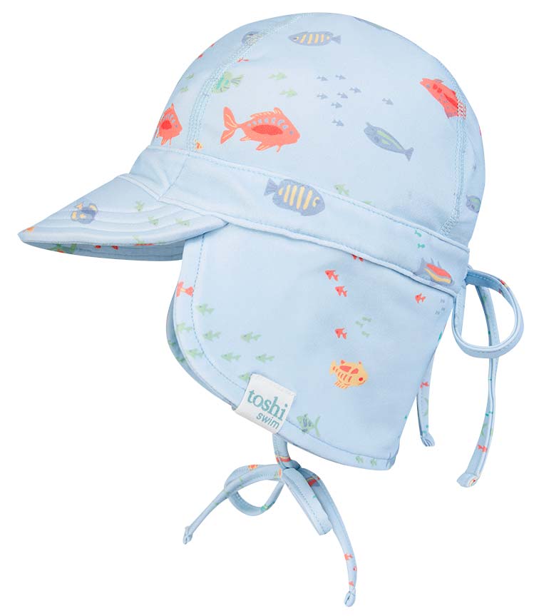 Toshi Swim Flap Cap Hat - Reef