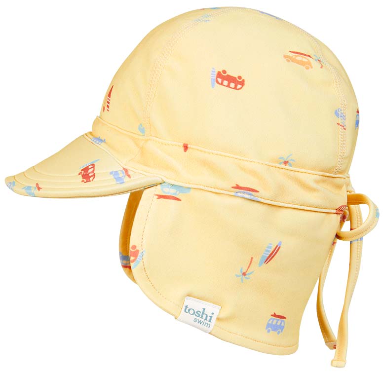 Toshi Swim Flap Cap Hat - Sunny