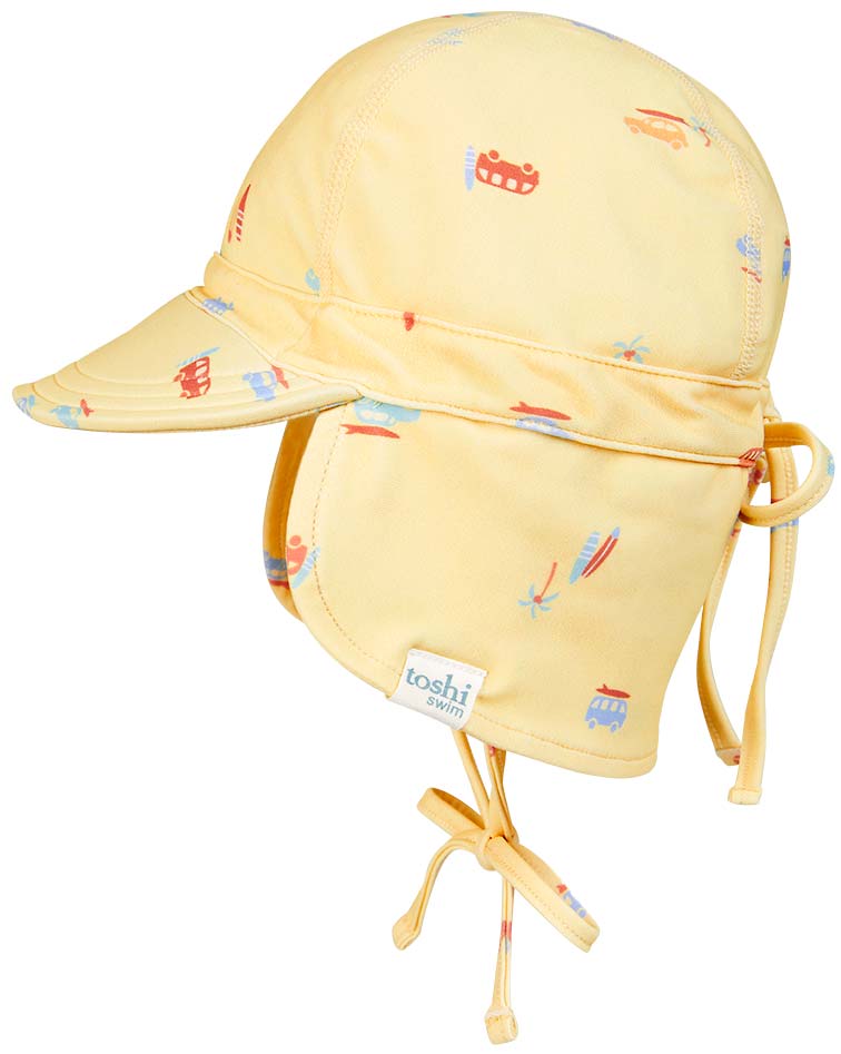 Toshi Swim Flap Cap Hat - Sunny