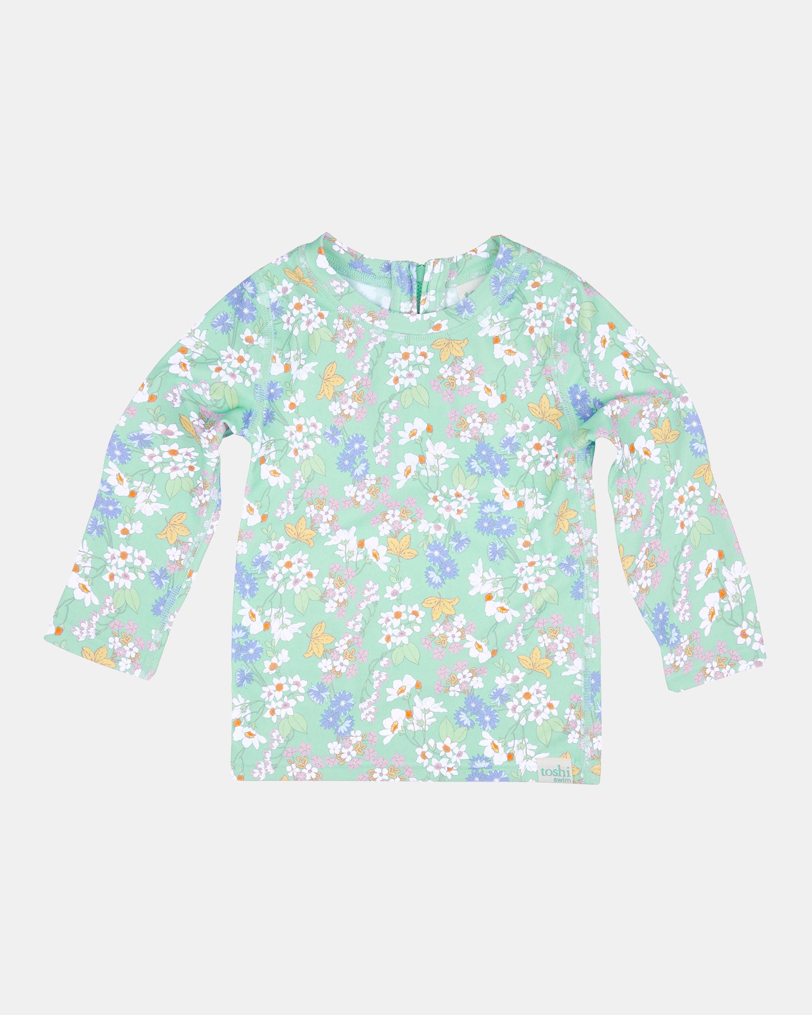 Toshi Swim Baby Rashie Long Sleeve Classic - Sea Blossom