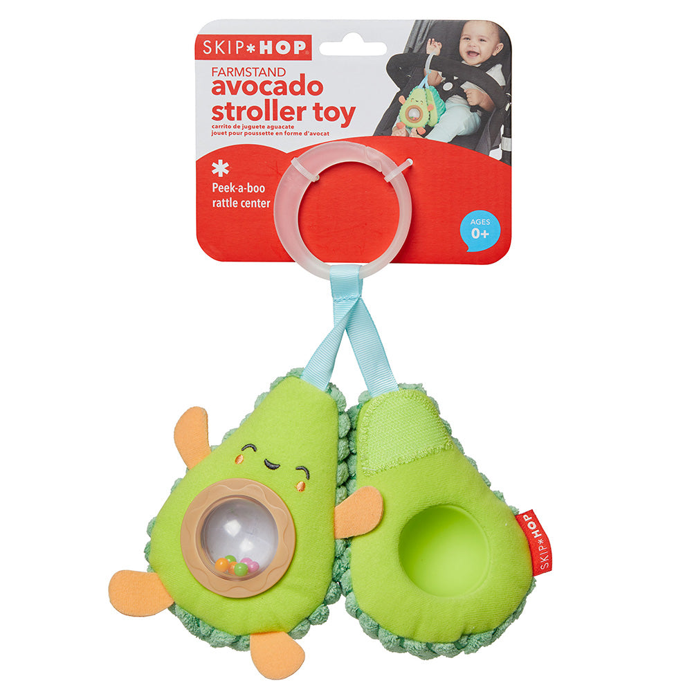 Skip Hop Farmstand Avocado Stroller Toy