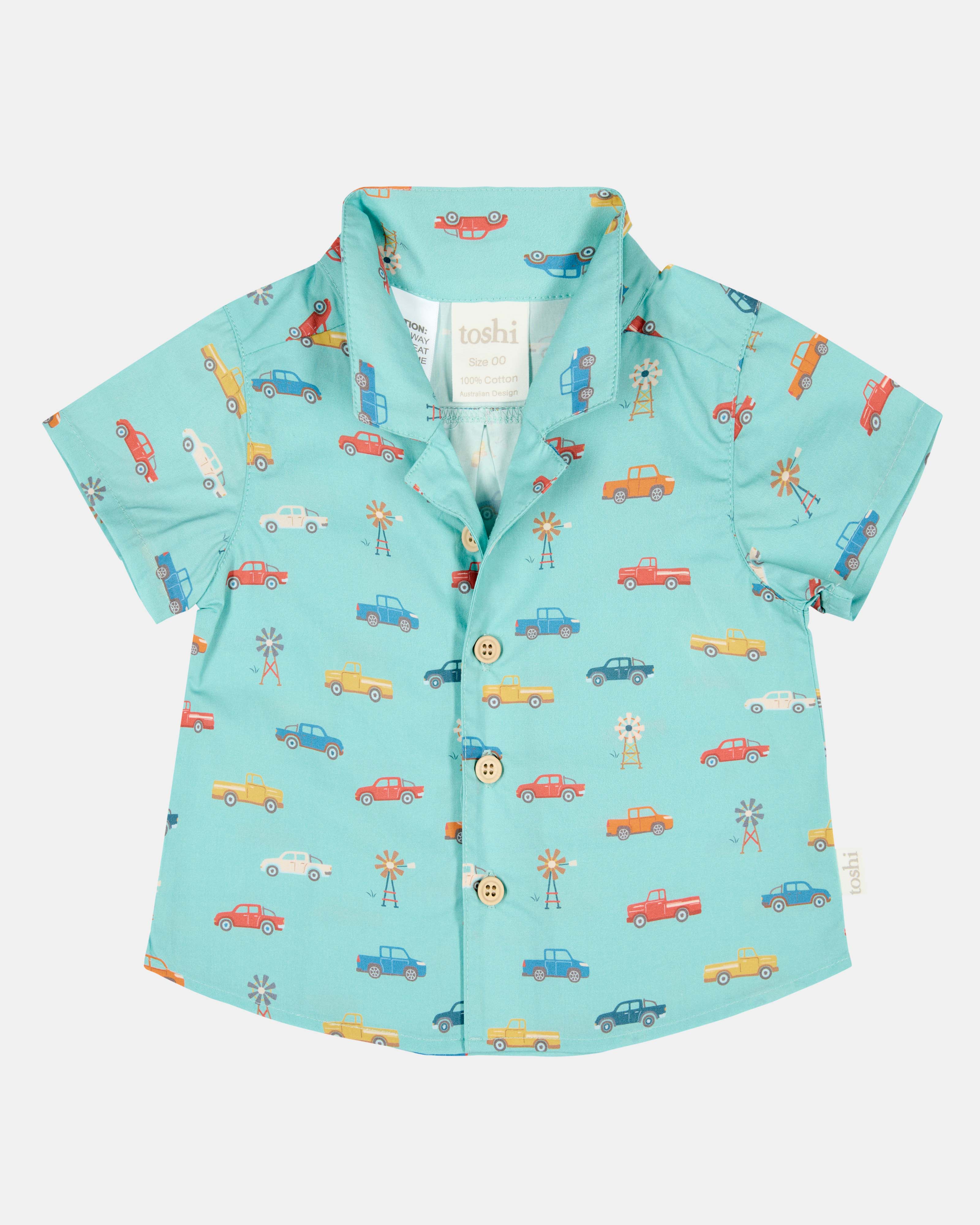 Toshi Shirt Banjo - Utes Teal