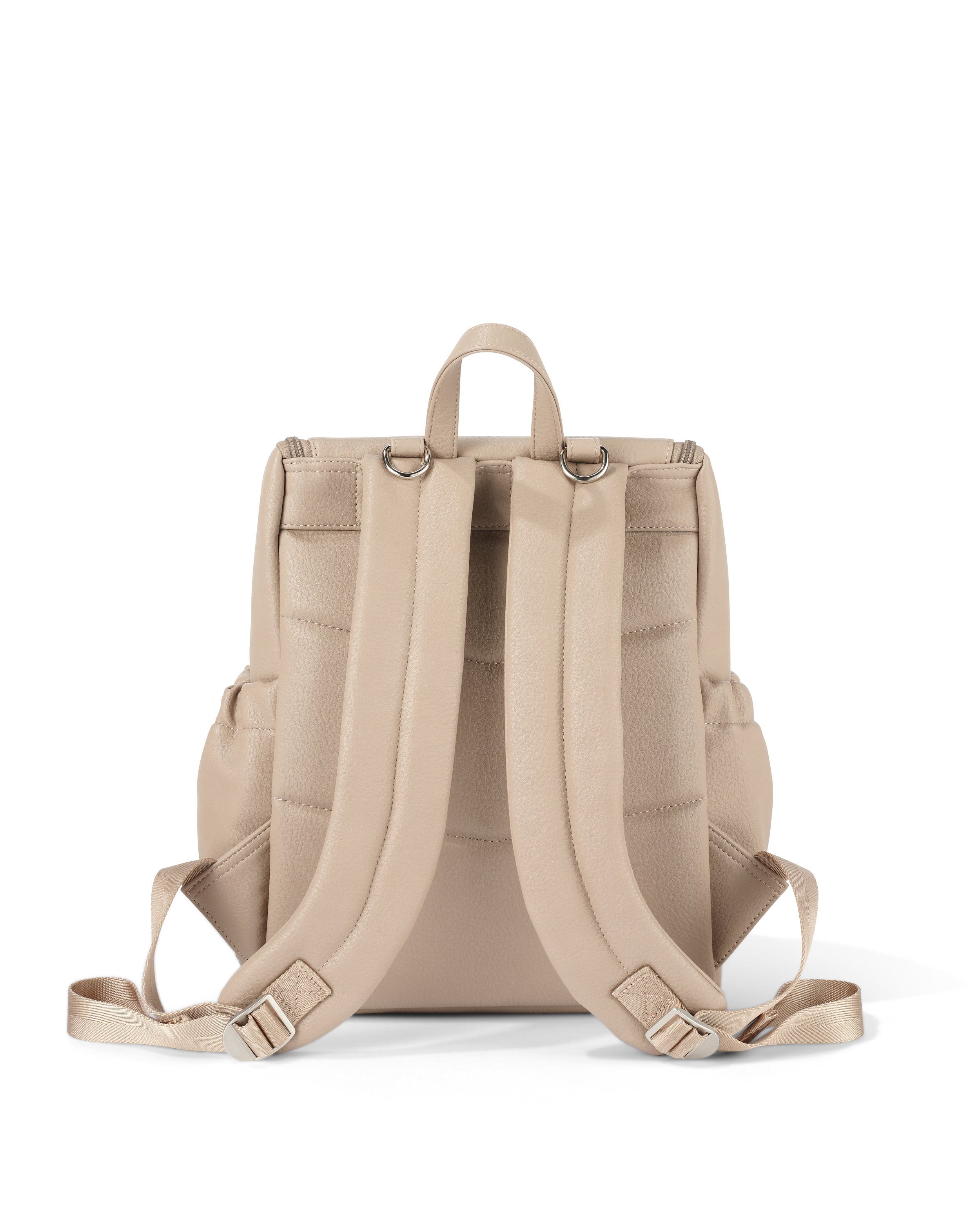 OiOi Signature Mini Backpack - Oat Vegan Leather