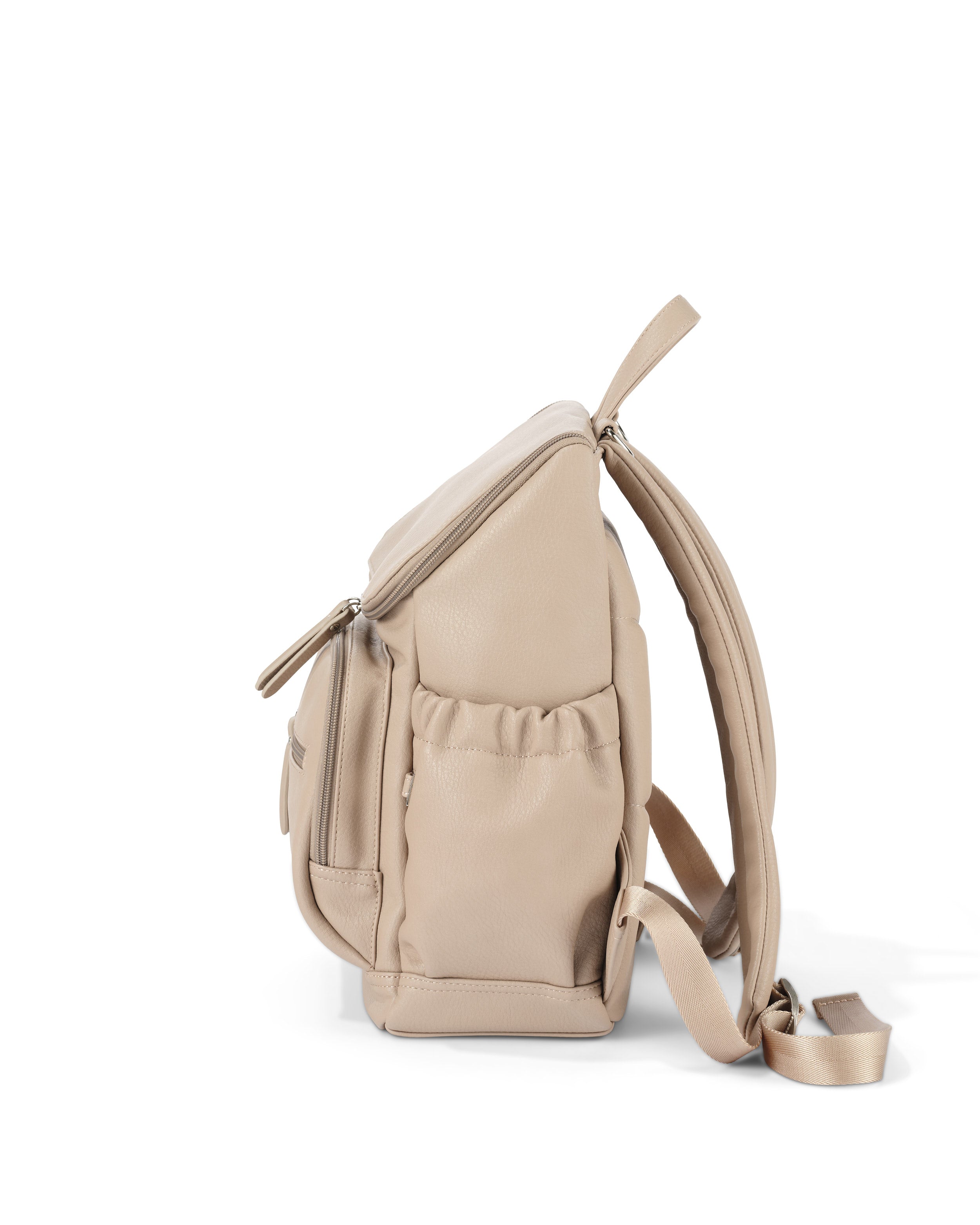 OiOi Signature Mini Backpack - Oat Vegan Leather