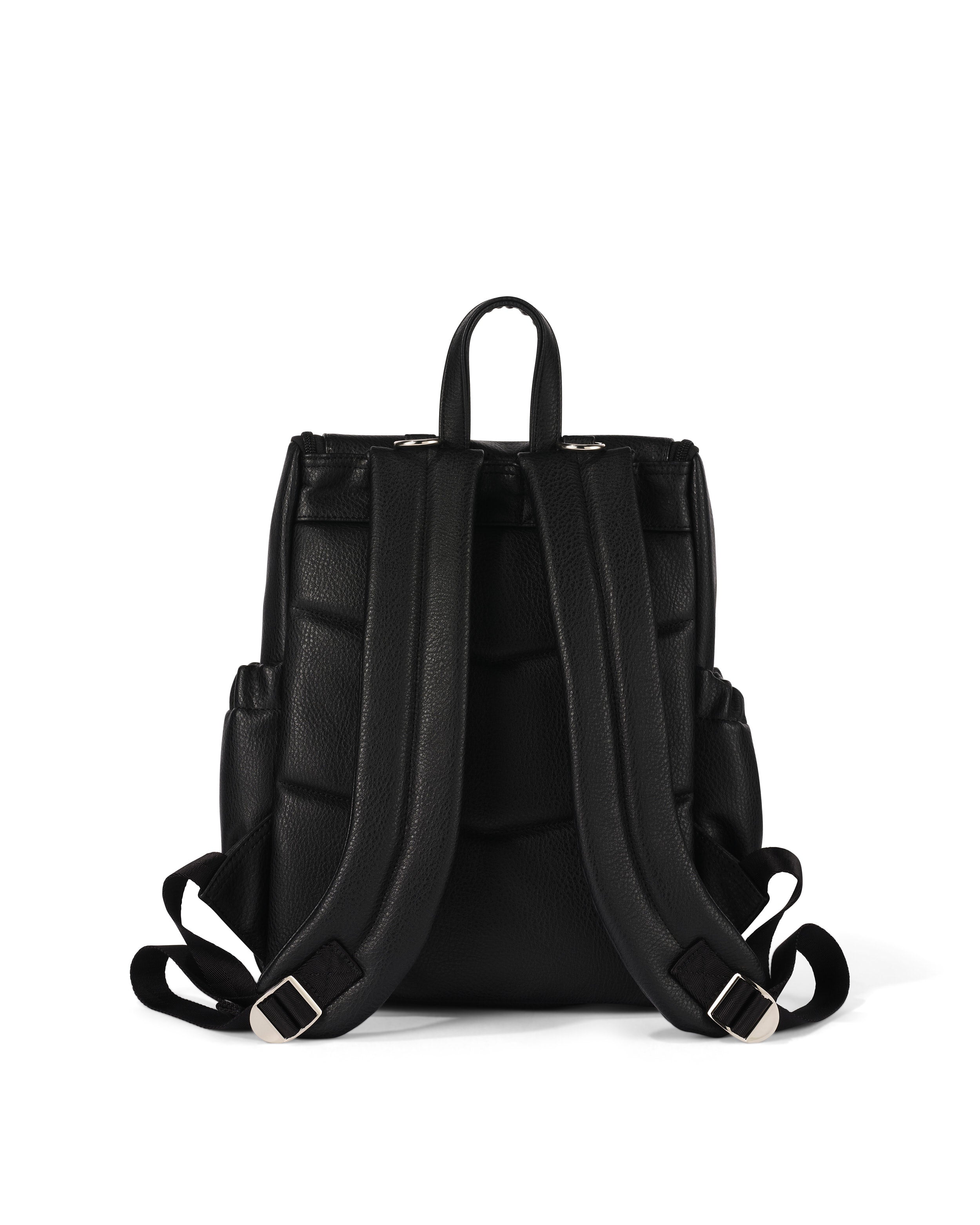 OiOi Signature Mini Backpack - Black Vegan Leather