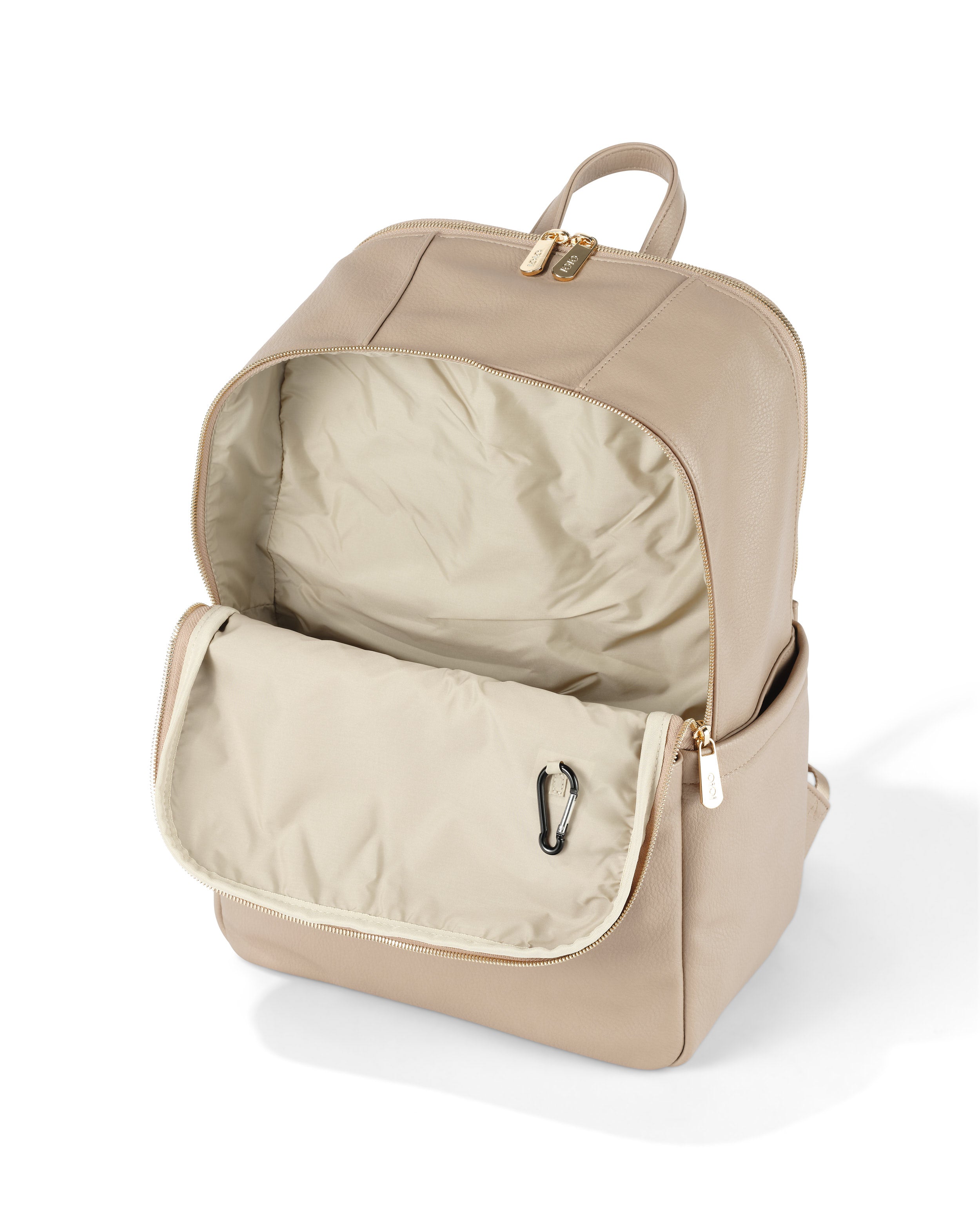 OiOi Multitasker Nappy Backpack Oat Vegan Leather