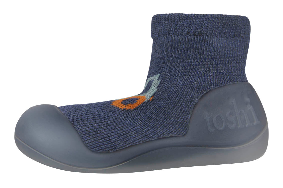 Toshi Organic Hybrid Walking Socks Jacquard - Earthmover