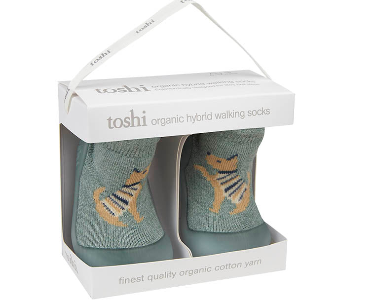 Toshi Organic Hybrid Walking Socks Jacquard - Lapdog