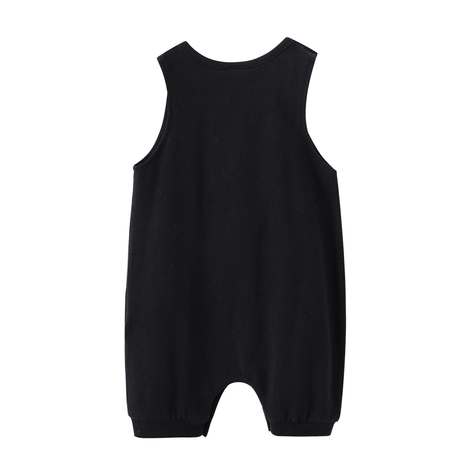 Cracked Soda Brock Sleeveless Romper - Black