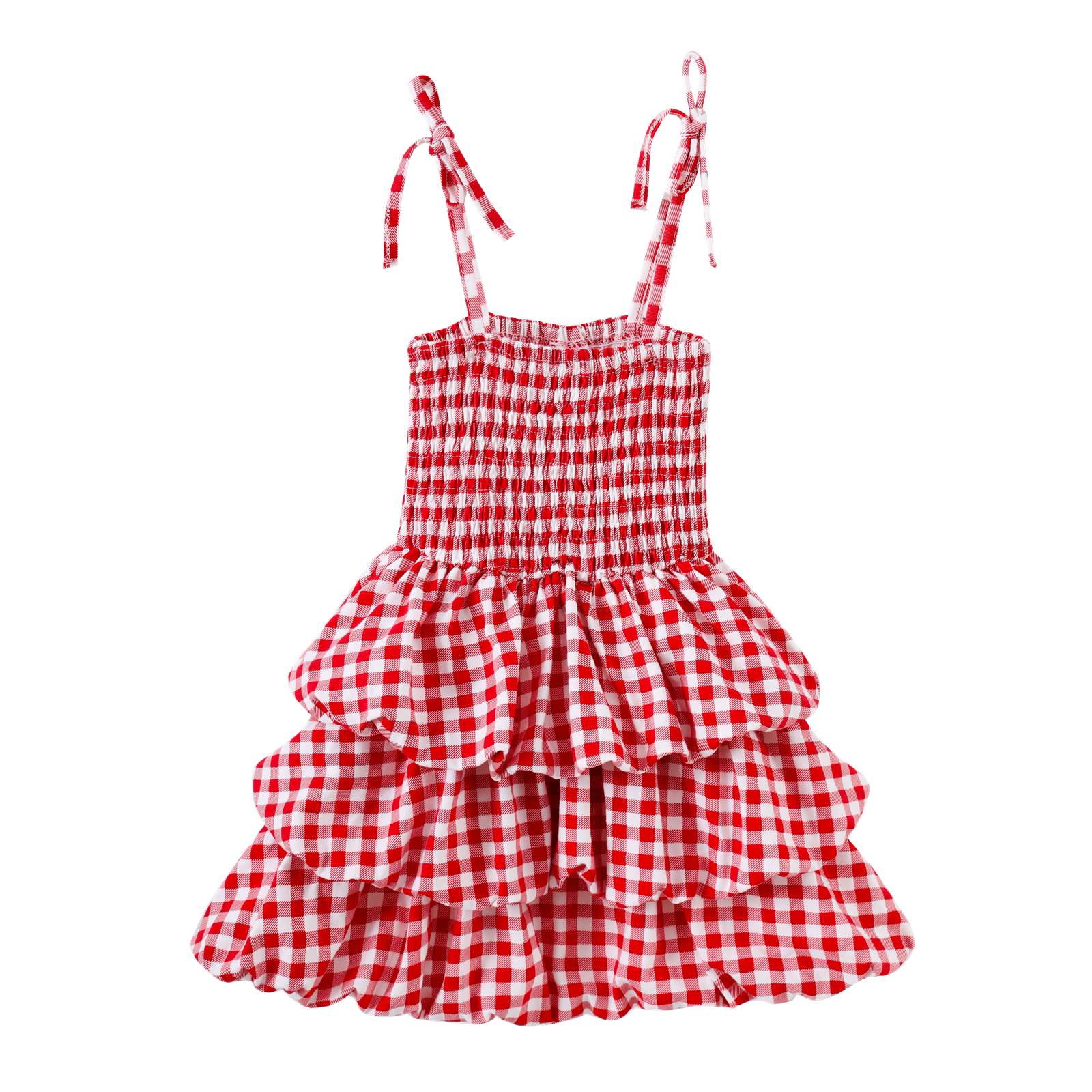 Cracked Soda Berry Bliss Ruched Dress - Red