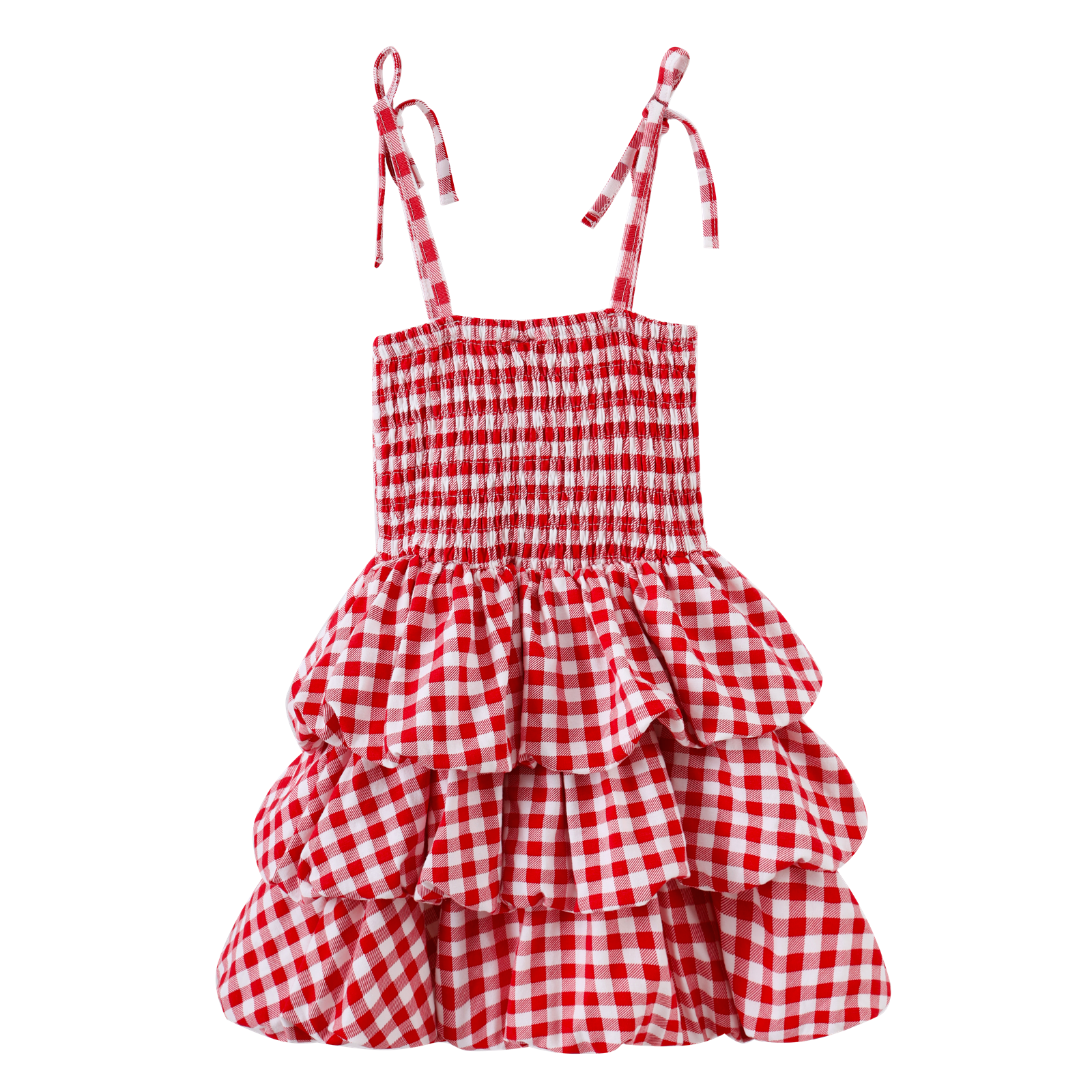 Cracked Soda Berry Bliss Ruched Dress - Red