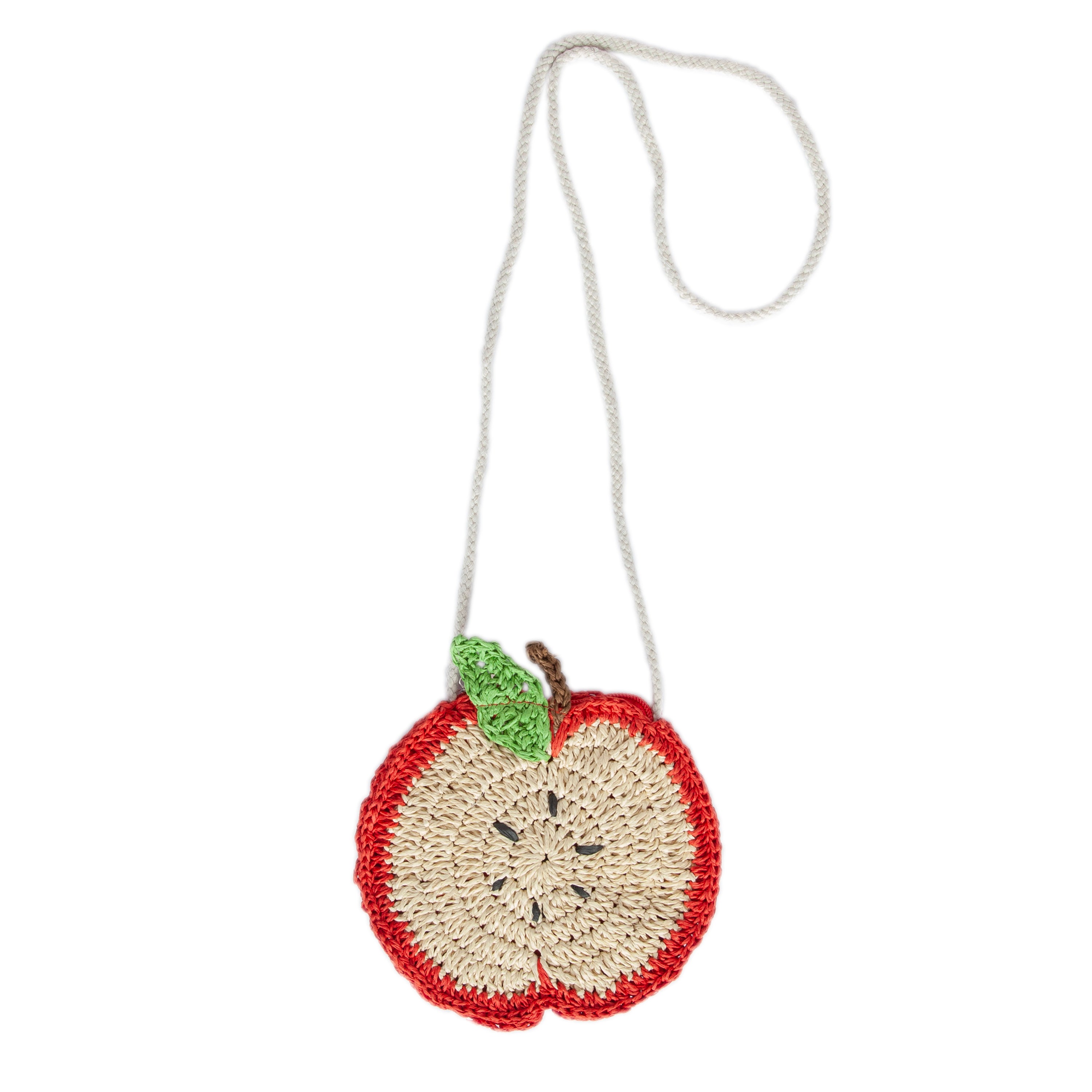 Acorn Kids Apple Straw Bag