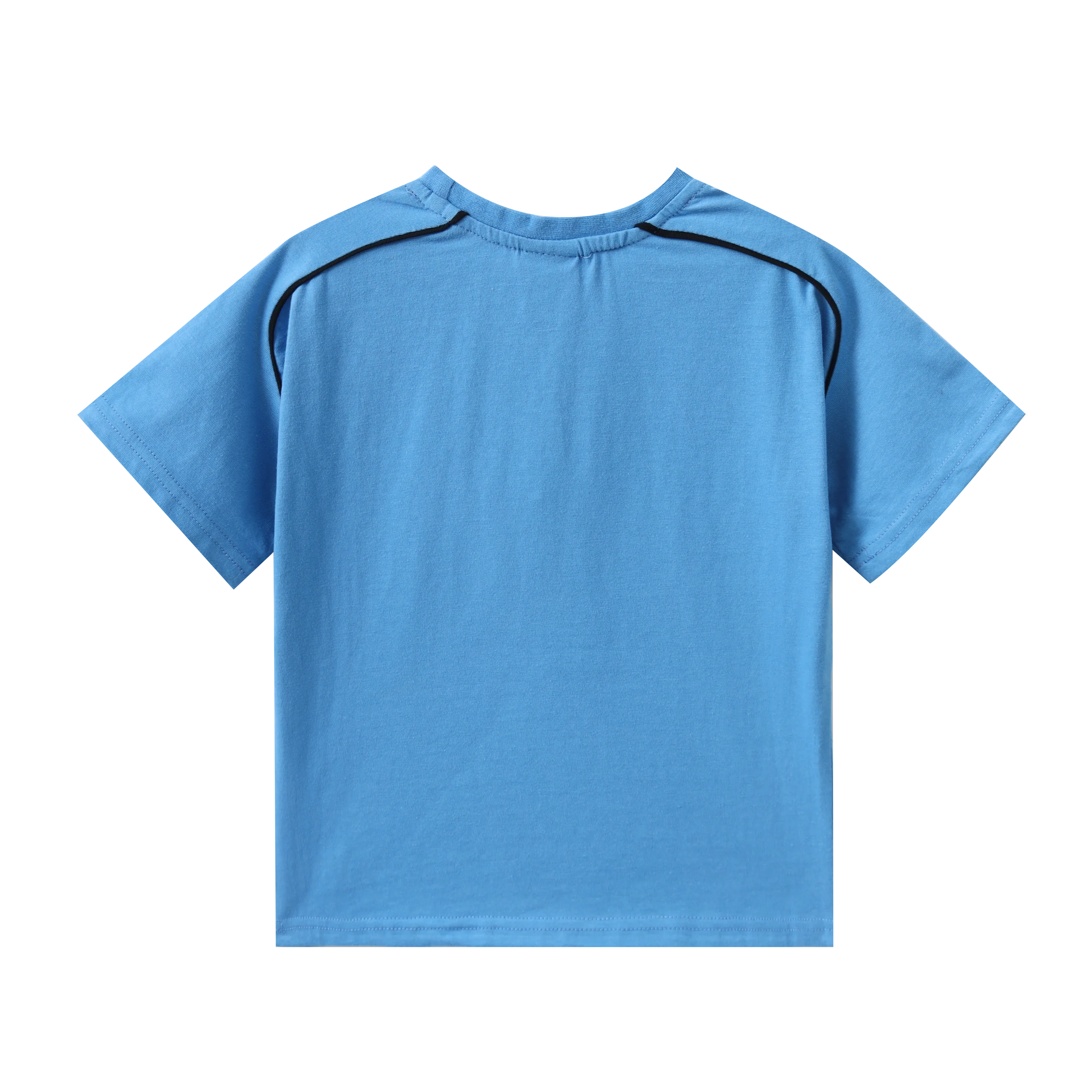 Cracked Soda Ezra Piping Tee Blue