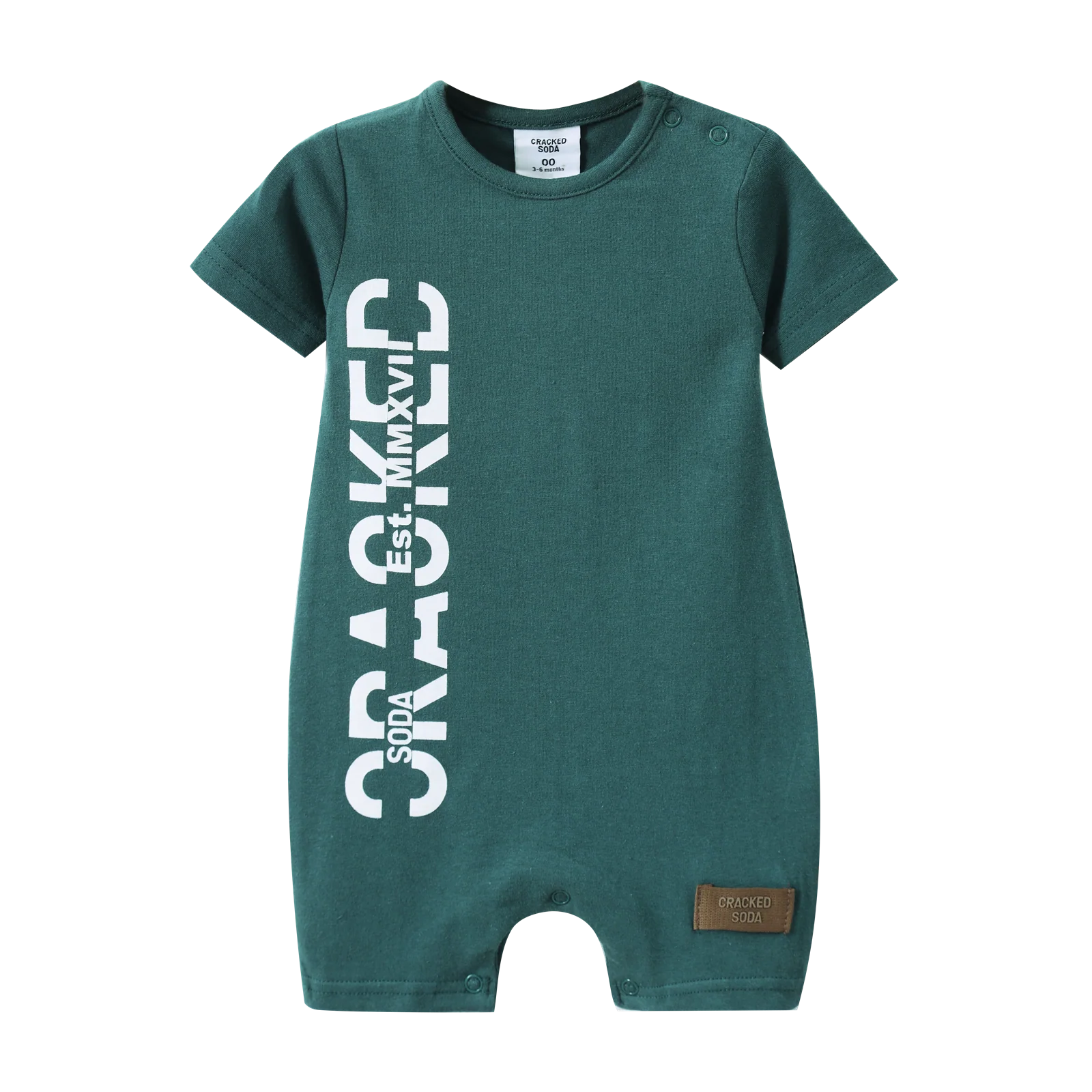 Cracked Soda Malachi Romper Forest