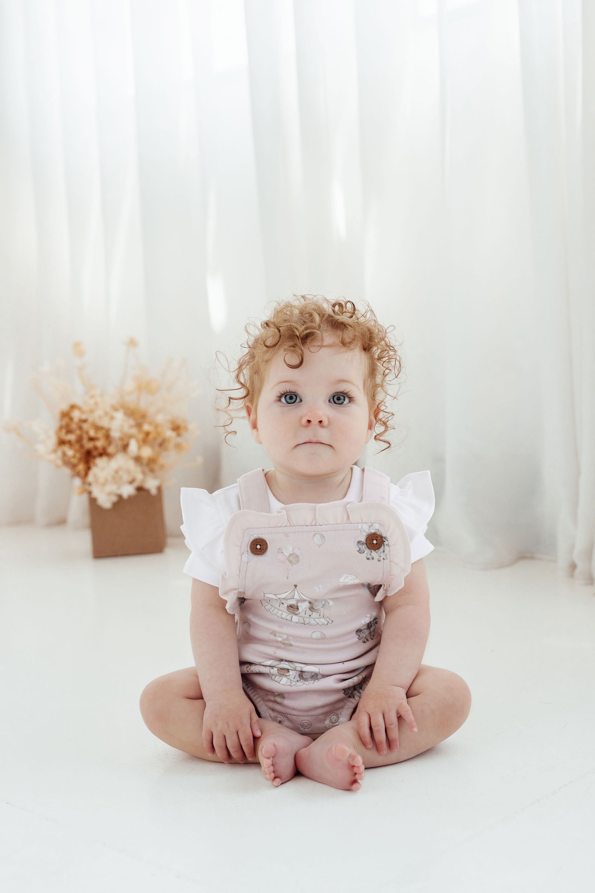 Aster & Oak Carousel Ruffle Playsuit