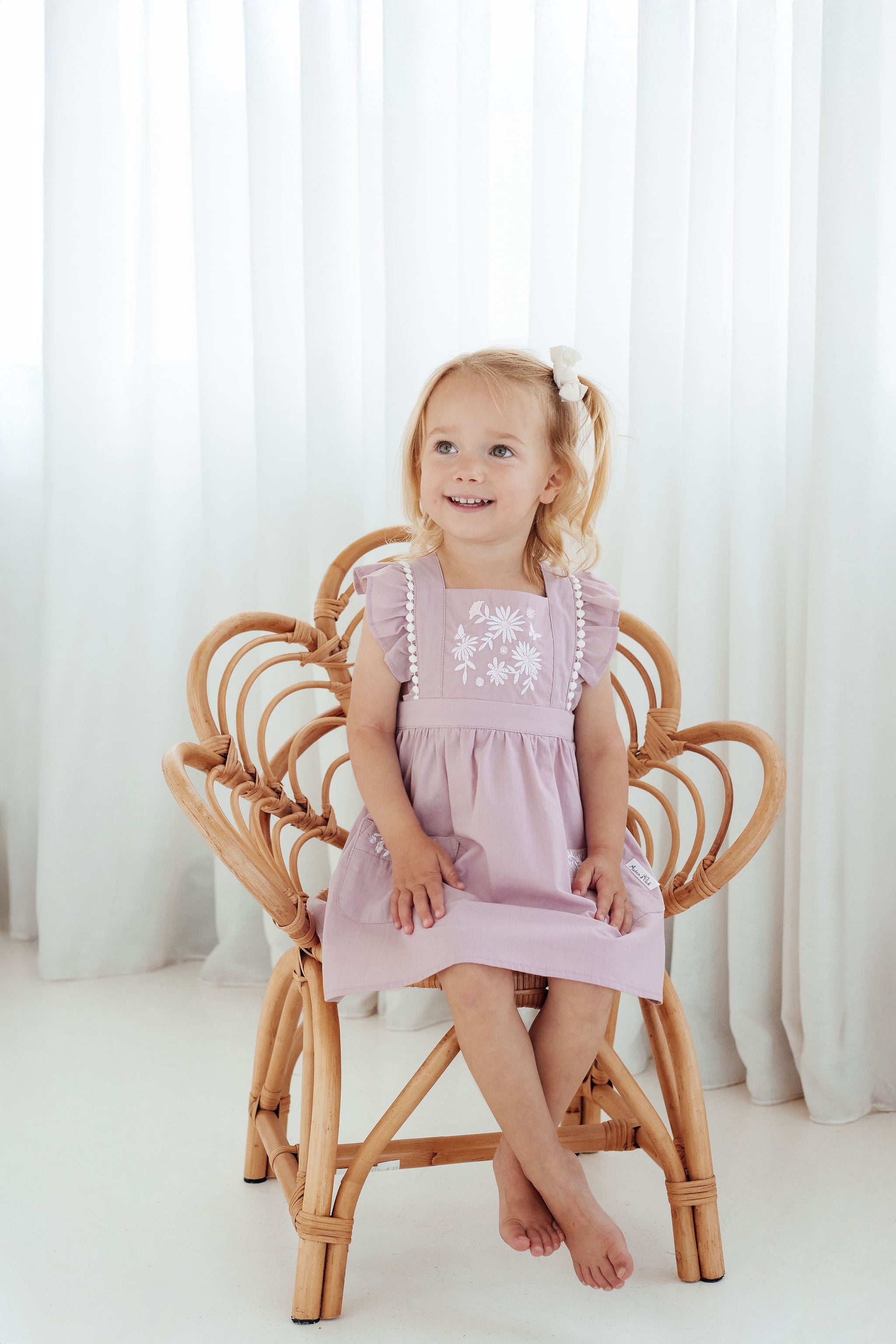 Aster & Oak Daisy Embroidered Dress