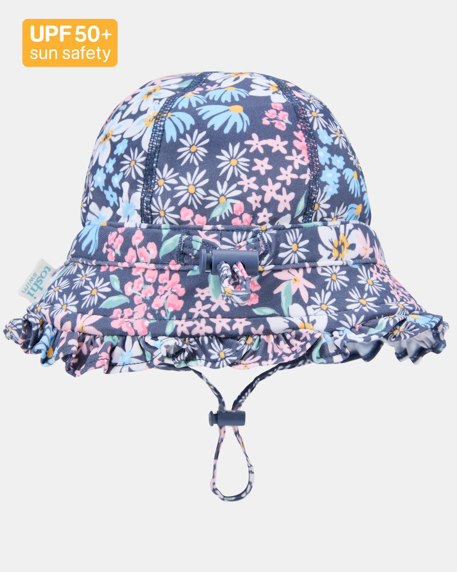 Toshi Swim Bell Hat Ripple - Wattle Dusk