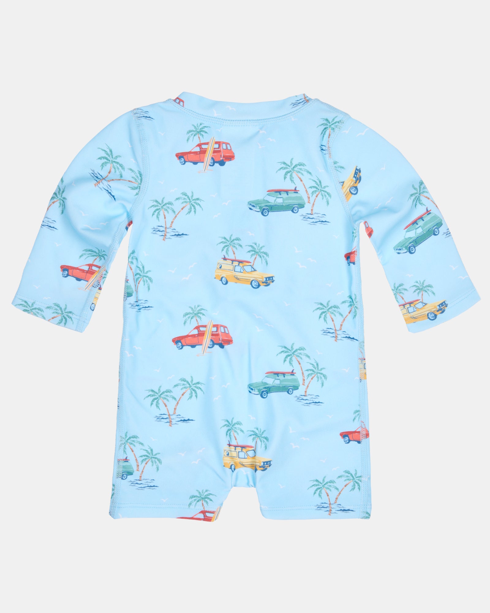 Toshi Swim Onesie Long Sleeve Splash - Swell Seekers Sky