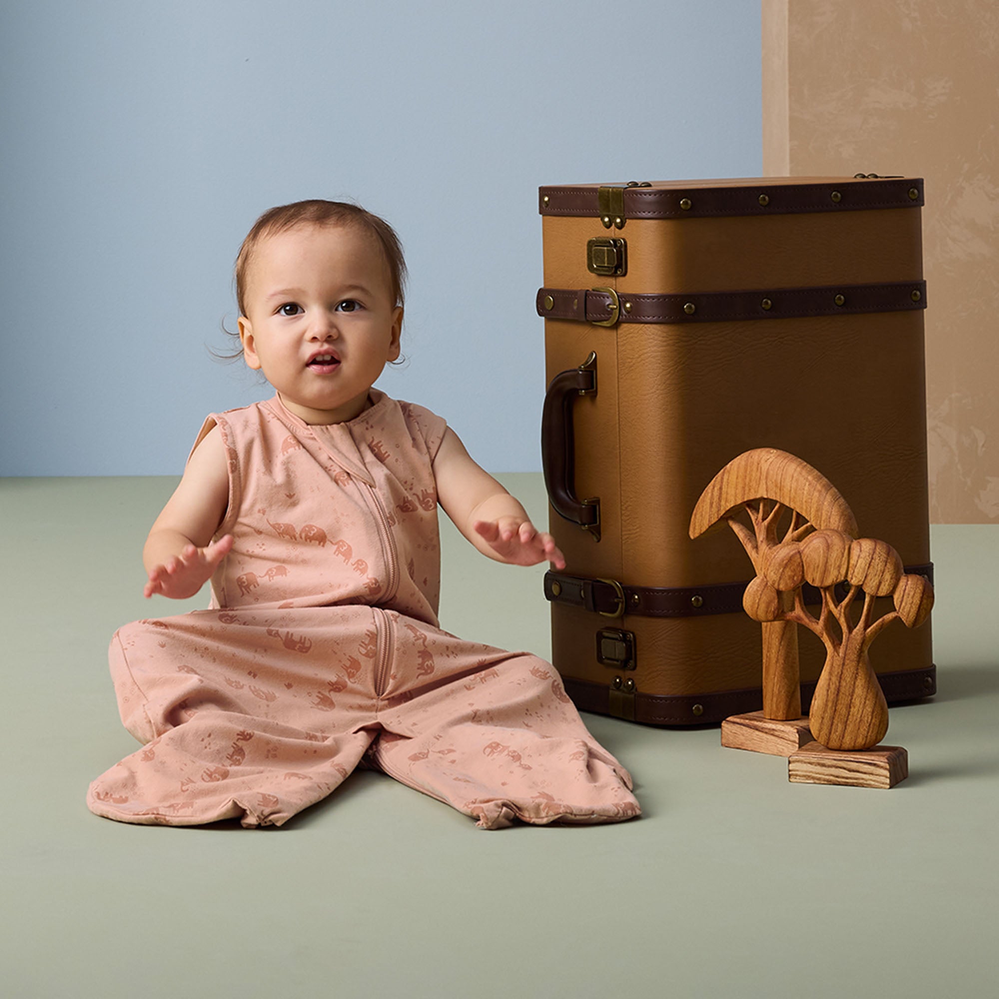 ergoPouch Sleep Suit Bag 0.2 tog - Elephant Parade