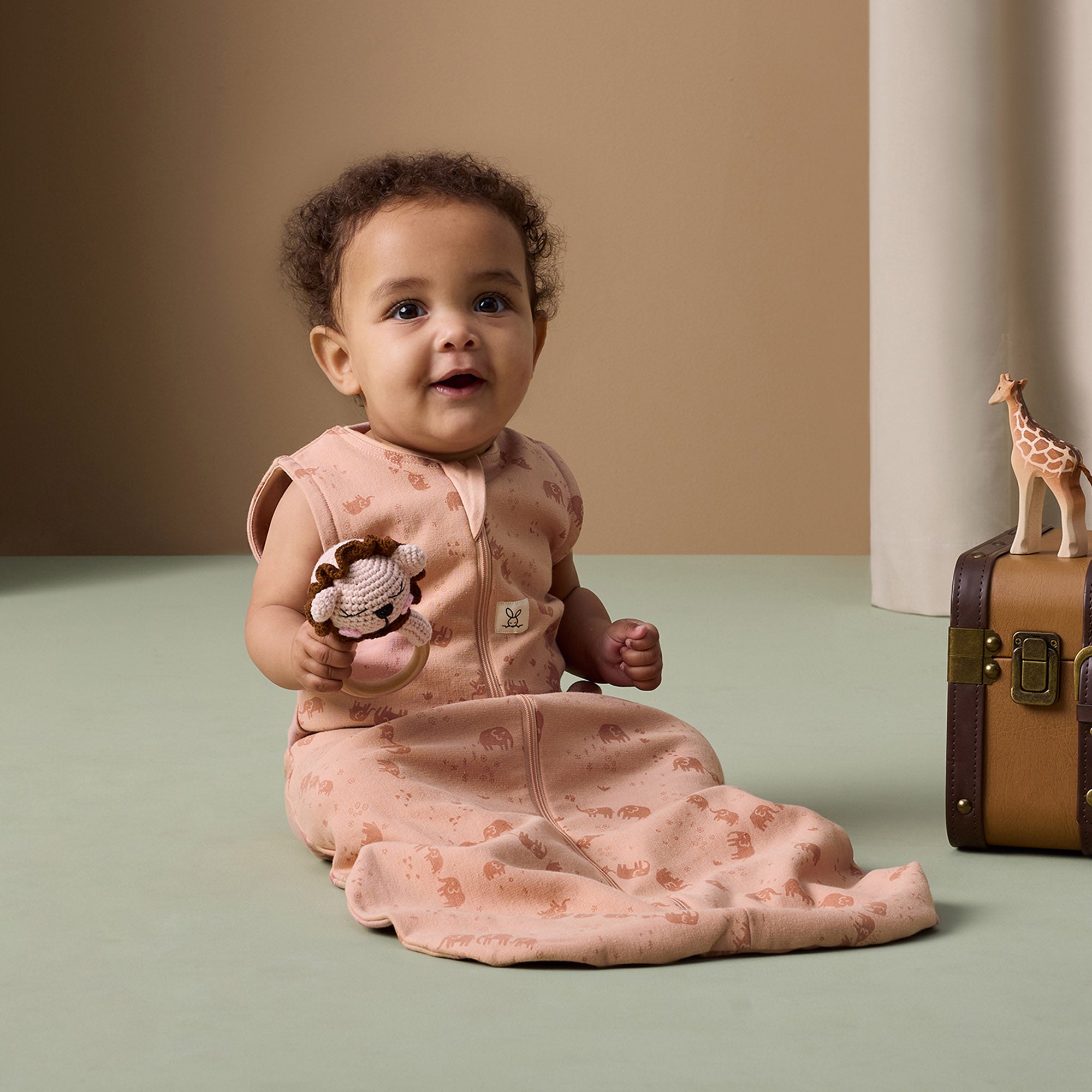 ergoPouch Jersey Sleeping Bag 1.0 tog - Elephant Parade