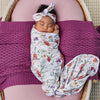 Snuggle Hunny Organic Jersey Wrap with Topknot Meadow