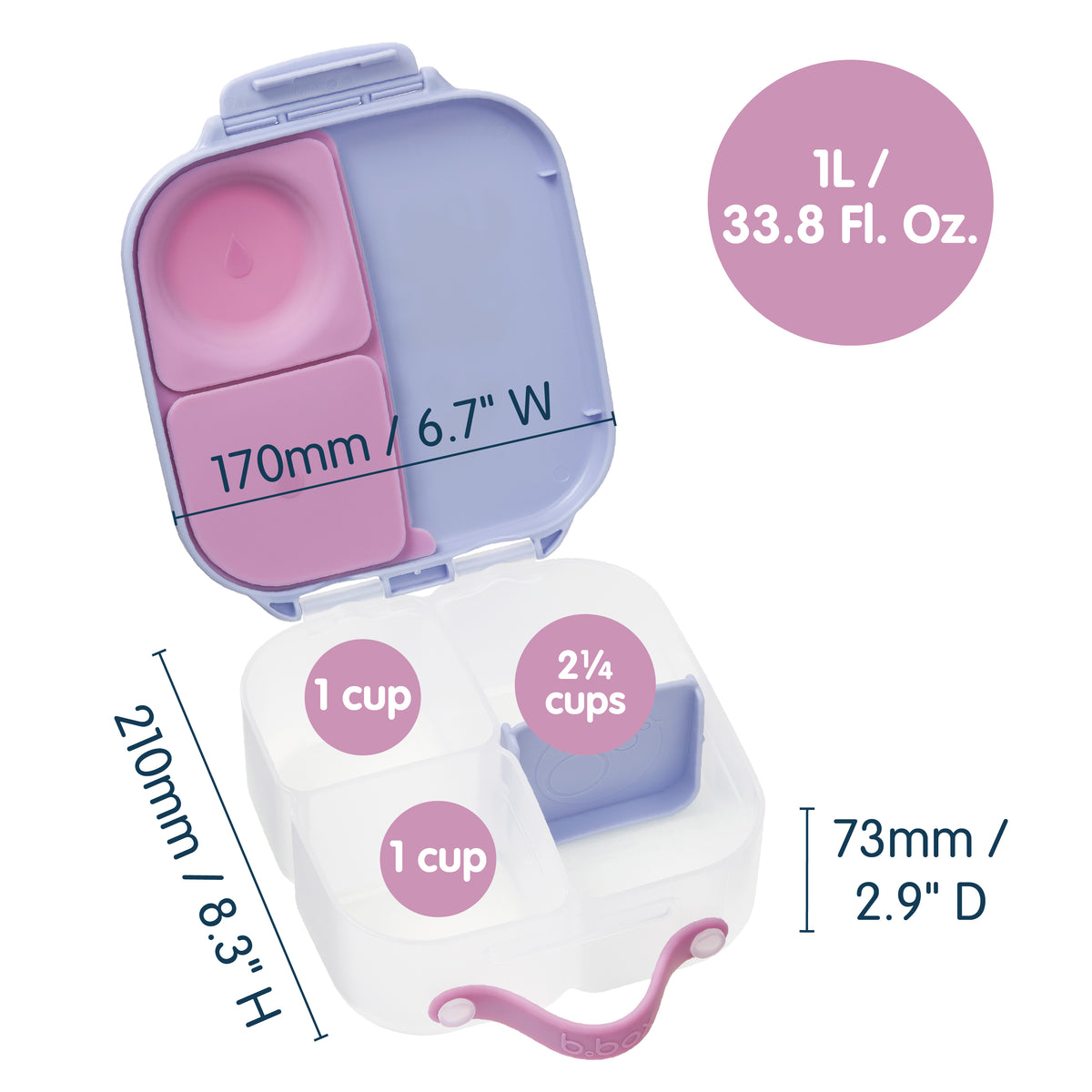 b.box Mini Lunchbox 1lt Stitch