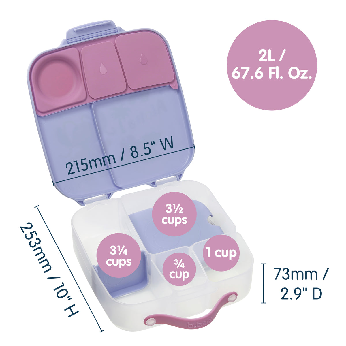 b.box Lunchbox 2lt Stitch