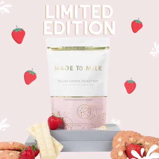 Made to Milk - Strawberries & Cream Packet Mix - Limited Edition