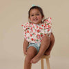 Snuggle Hunny Strawberry Frill Snuggle Bib