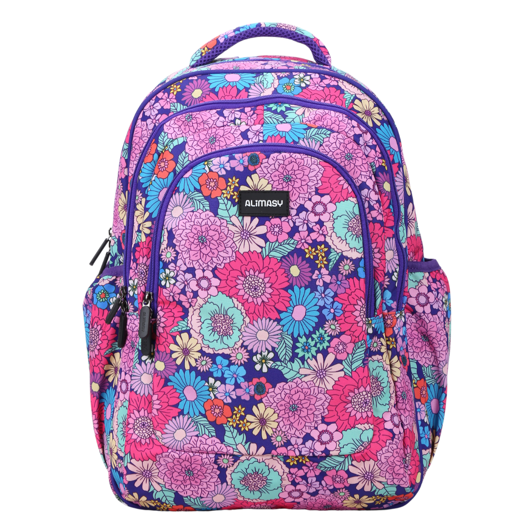 Alimasy Large School Backpack - Summer Flowers