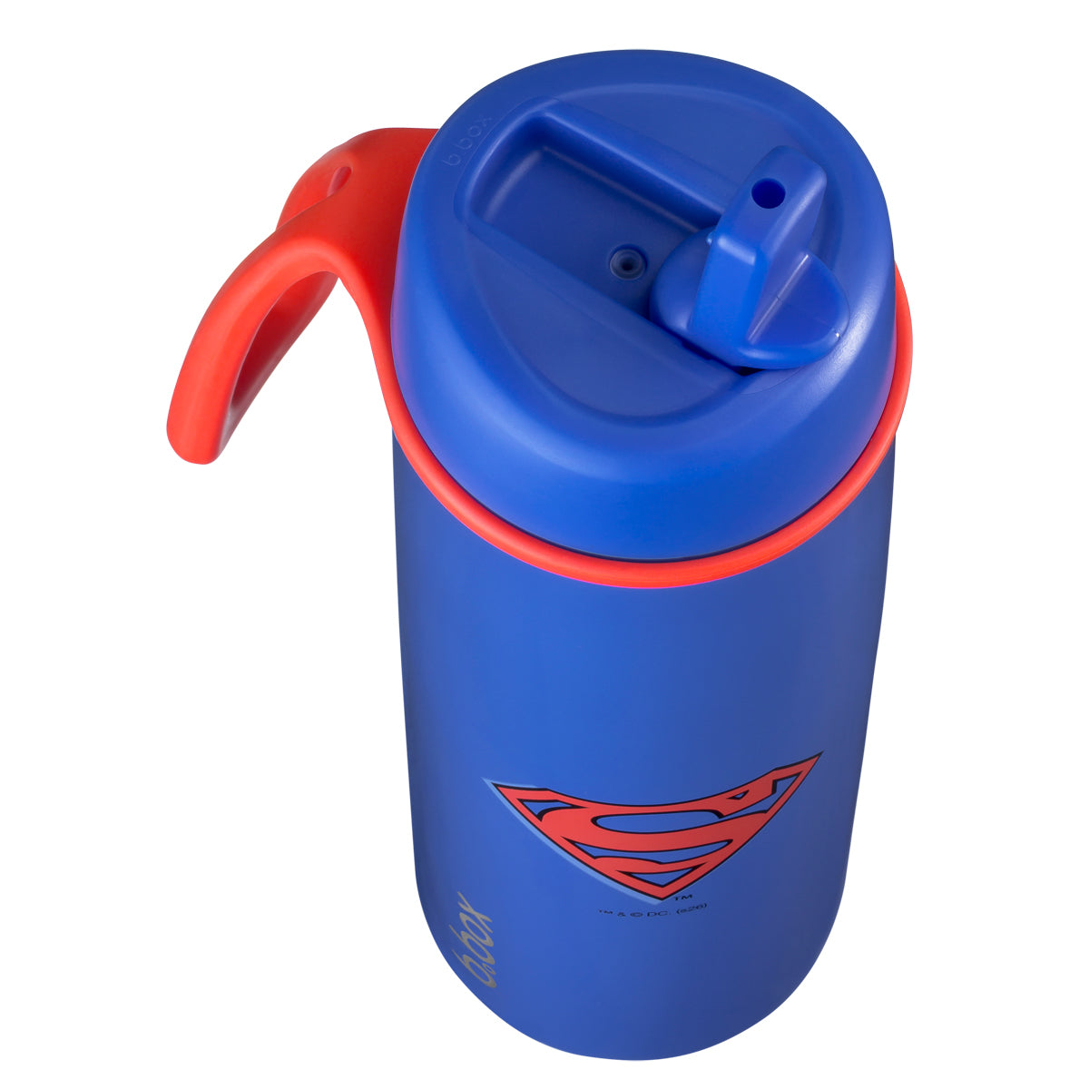 b.box 690ml Insulated Flip Top Bottle Superman