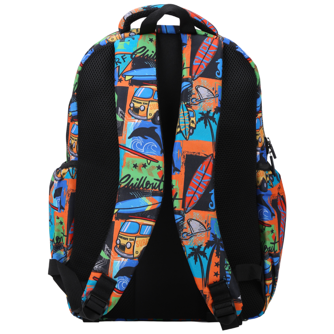 Alimasy Large School Backpack - Surf Combi