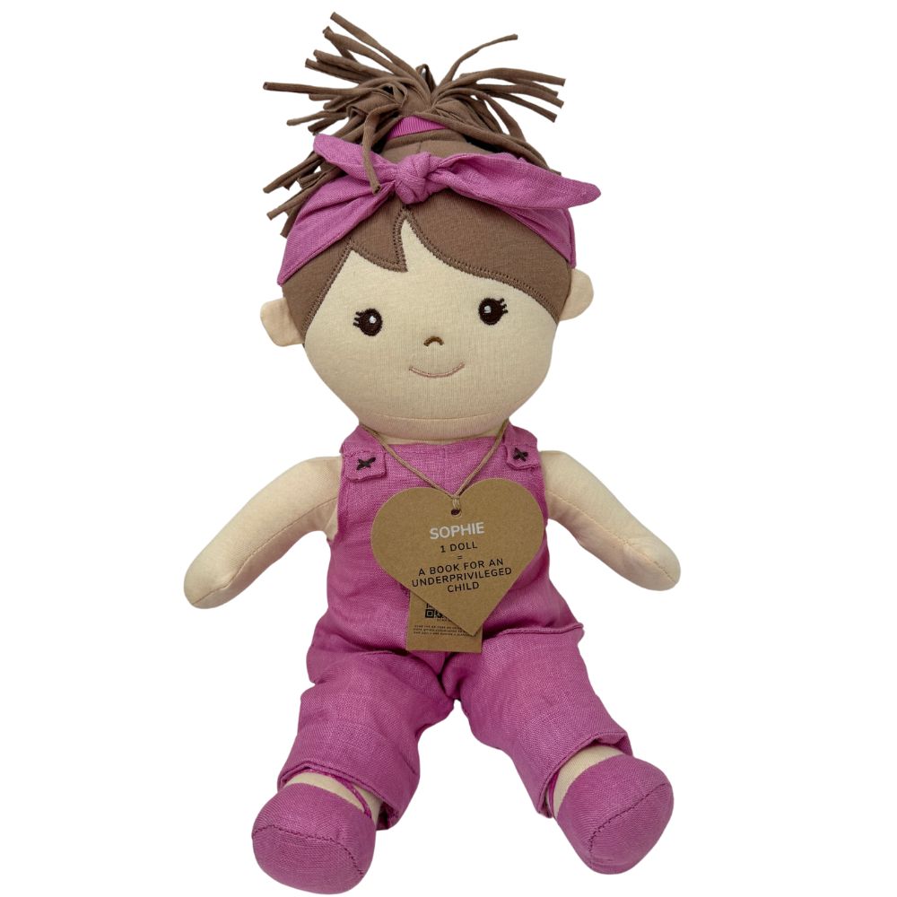 Sophie Rag Doll - Books for Underprivileged Child