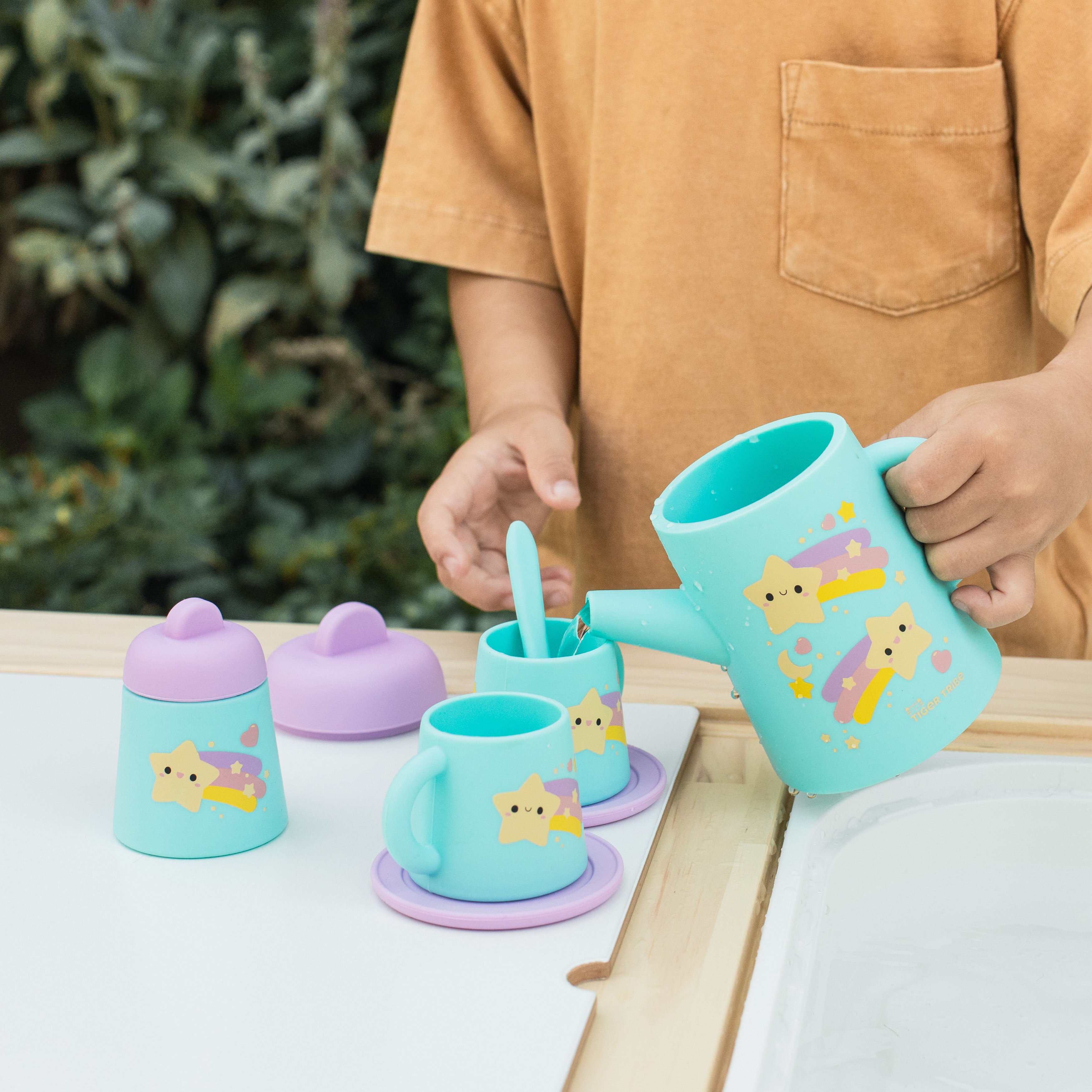 Tiger Tribe Silicone Tea Set Starlight Party