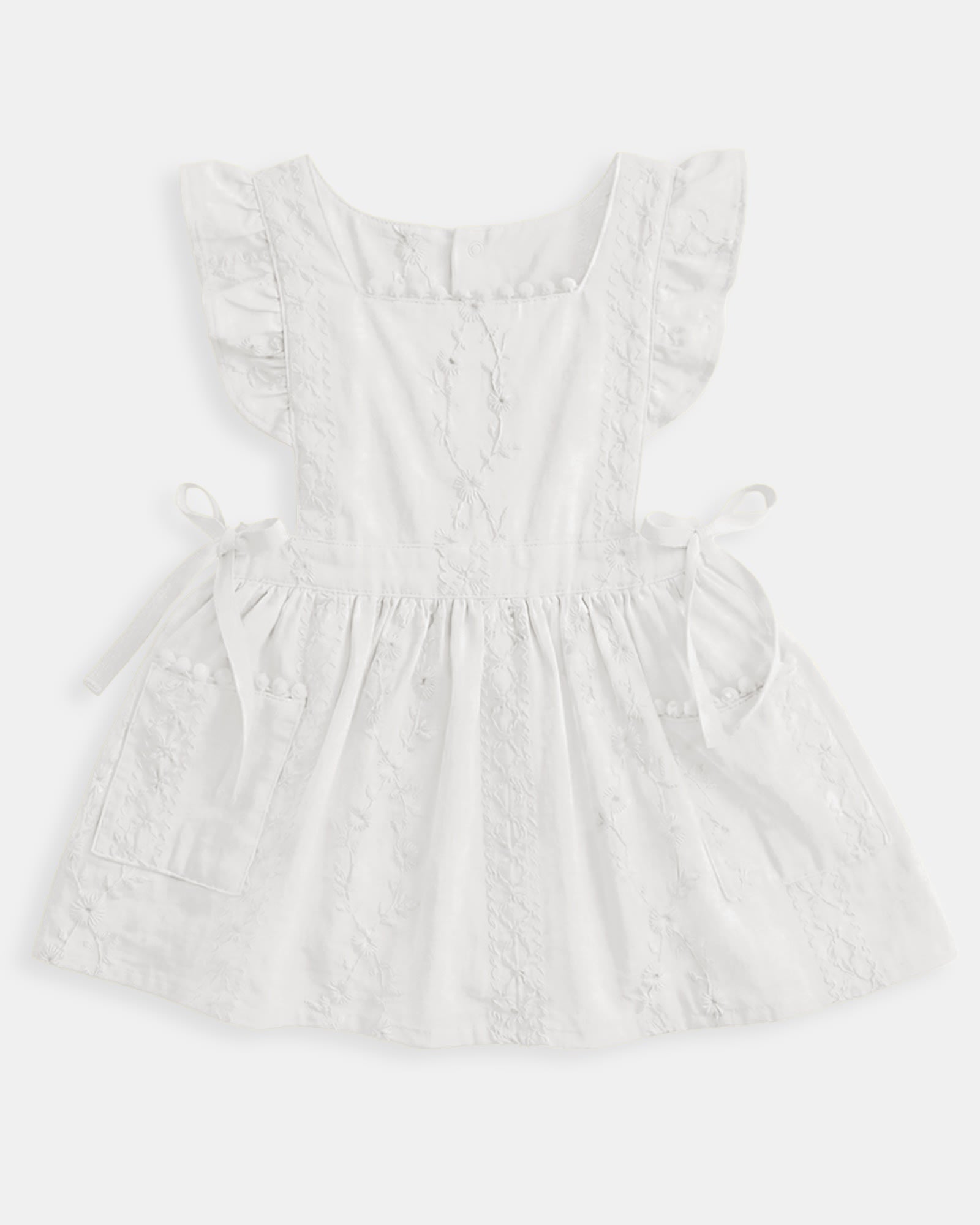 Toshi Baby Pinafore Florence Vanilla
