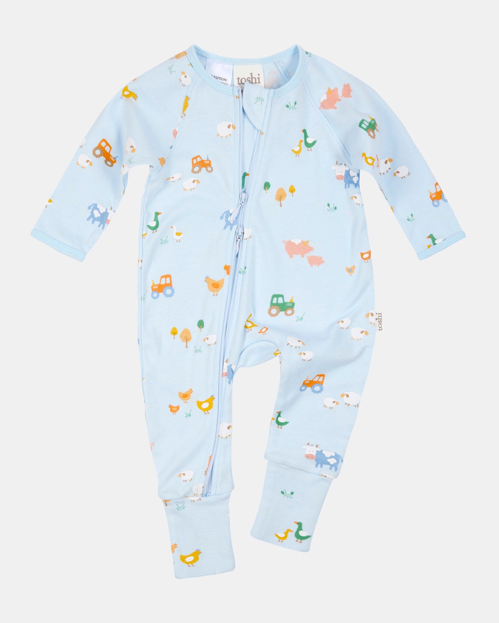 Toshi Long Sleeve Onesie Harvest Farm Buddies