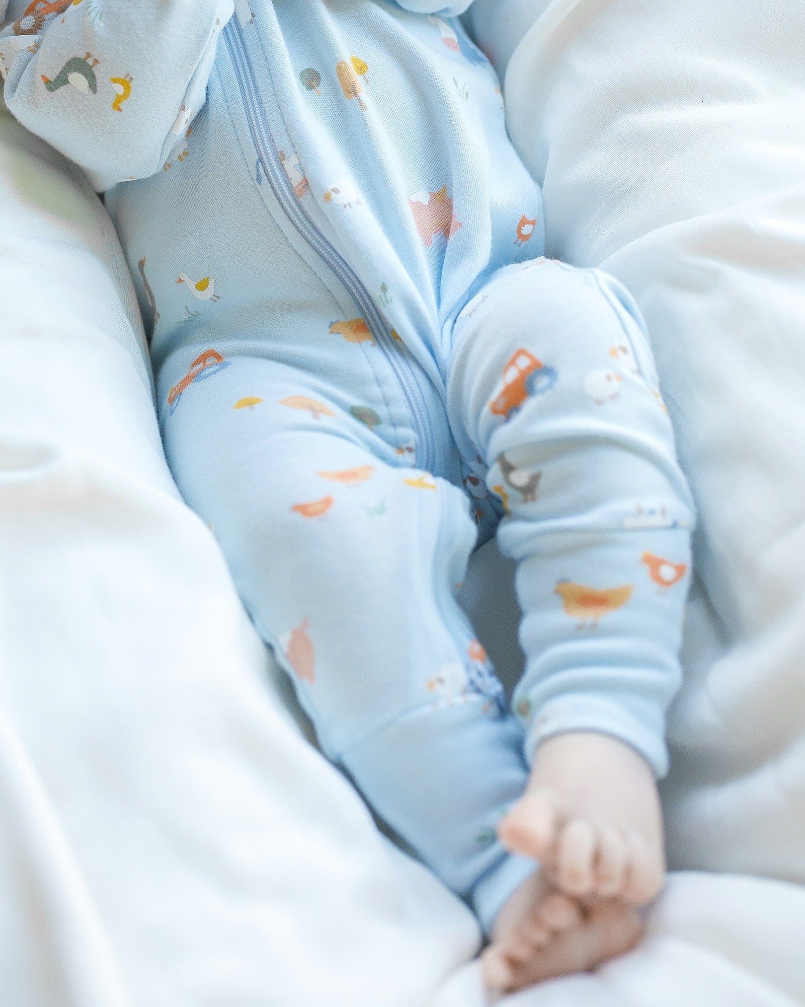 Toshi Long Sleeve Onesie Harvest Farm Buddies