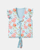 Toshi Swim Float Vest Twinkle Aqua Garden