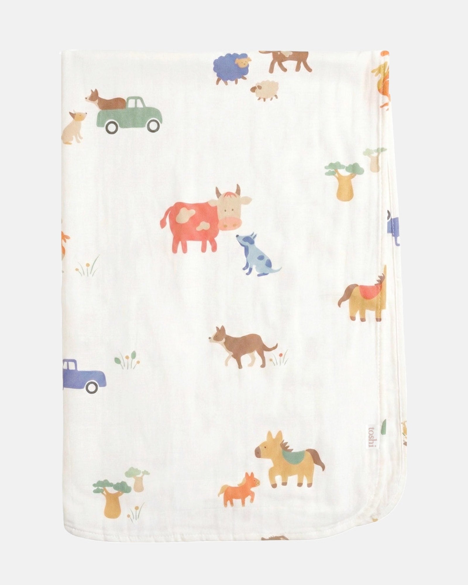 Toshi Wrap Muslin Arcadia Station Hand