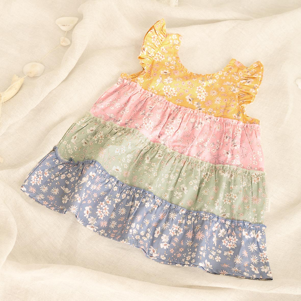 Toshi Baby Baby Dress Tiered - Eva