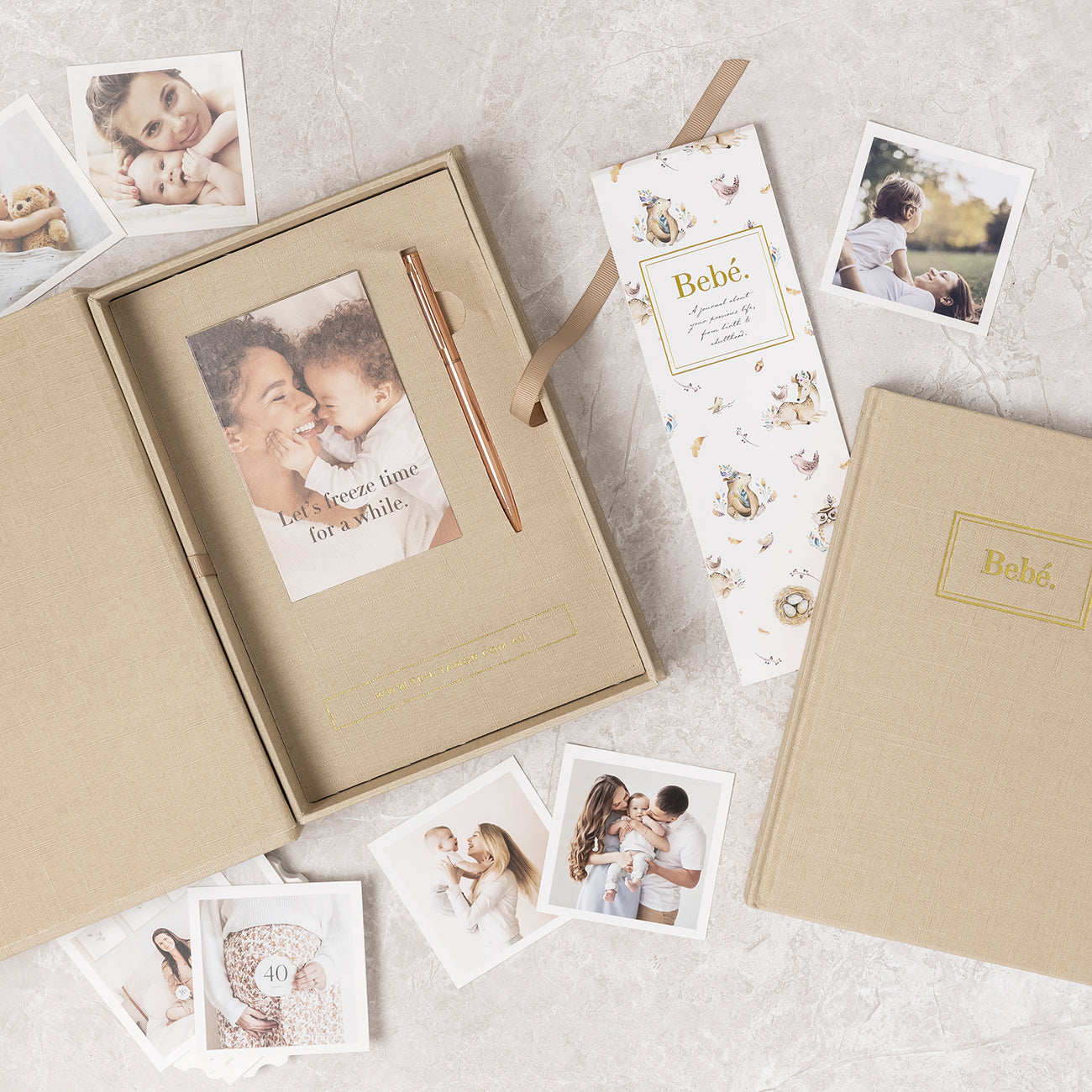 Truly Amor Bebe Baby Book with Keepsake Box