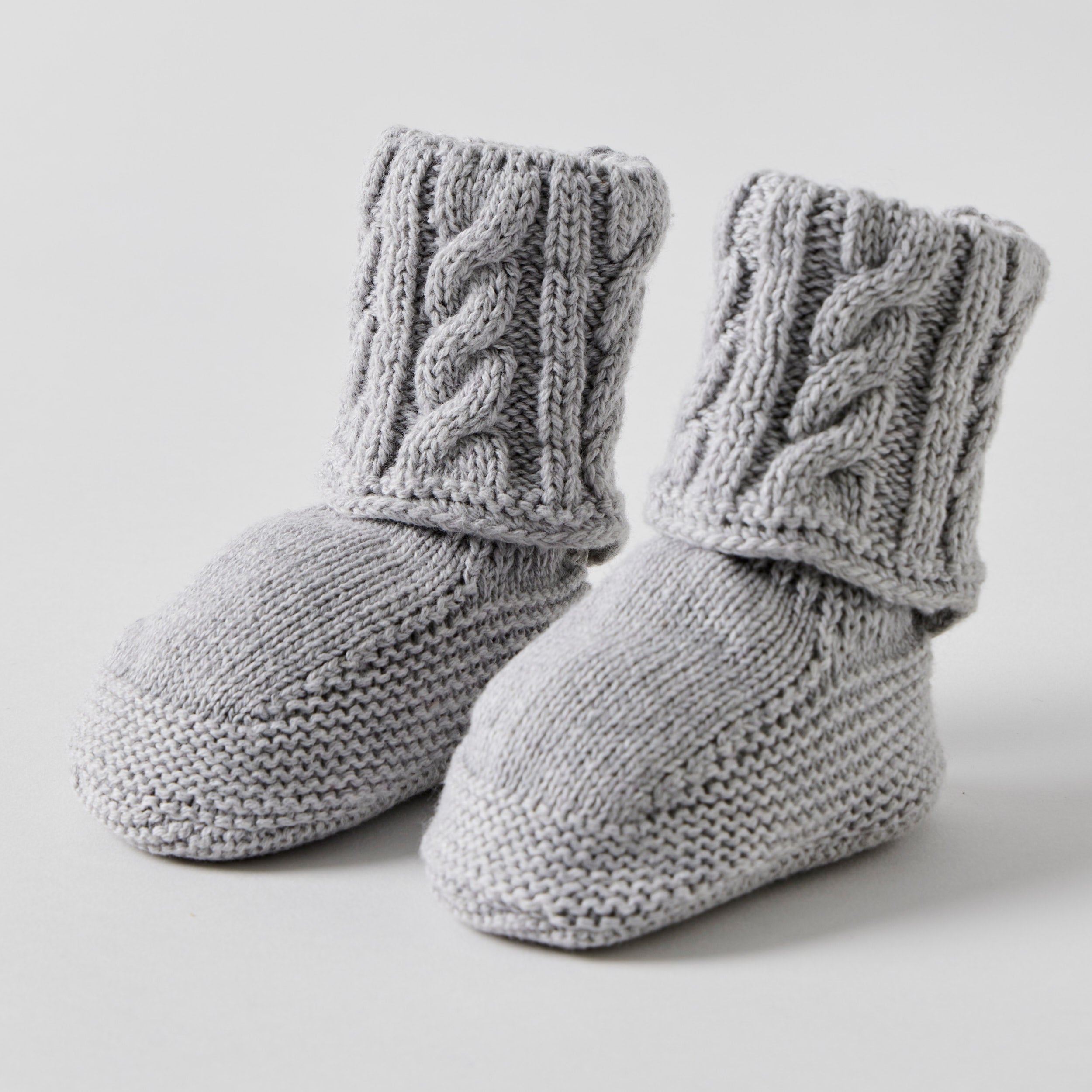 Cable Knit Booties